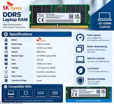 16GB RAM DDR5