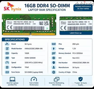 16GB RAM DDR4
