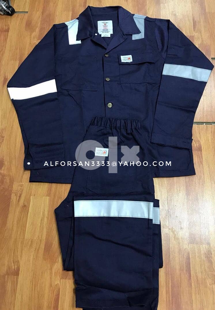 بدلات مقاوم للحريق  FR Coverall / Fire Retardant Uniform 1